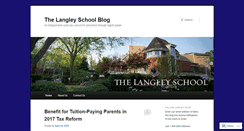Desktop Screenshot of langleyschoolblog.org
