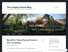 Tablet Screenshot of langleyschoolblog.org